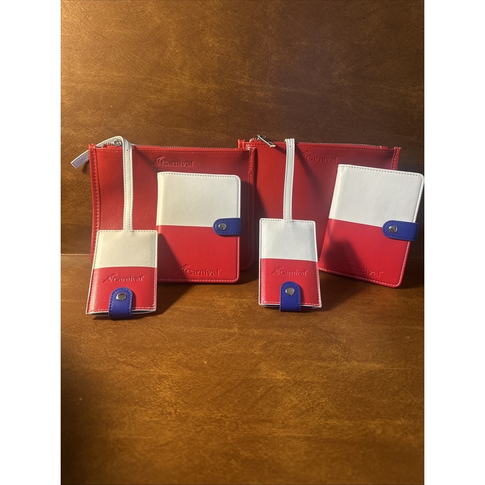 Carnival Cruise Lines VIFP Club Diamond Pouch/Passport Holder/Luggage Tag ~ NEW